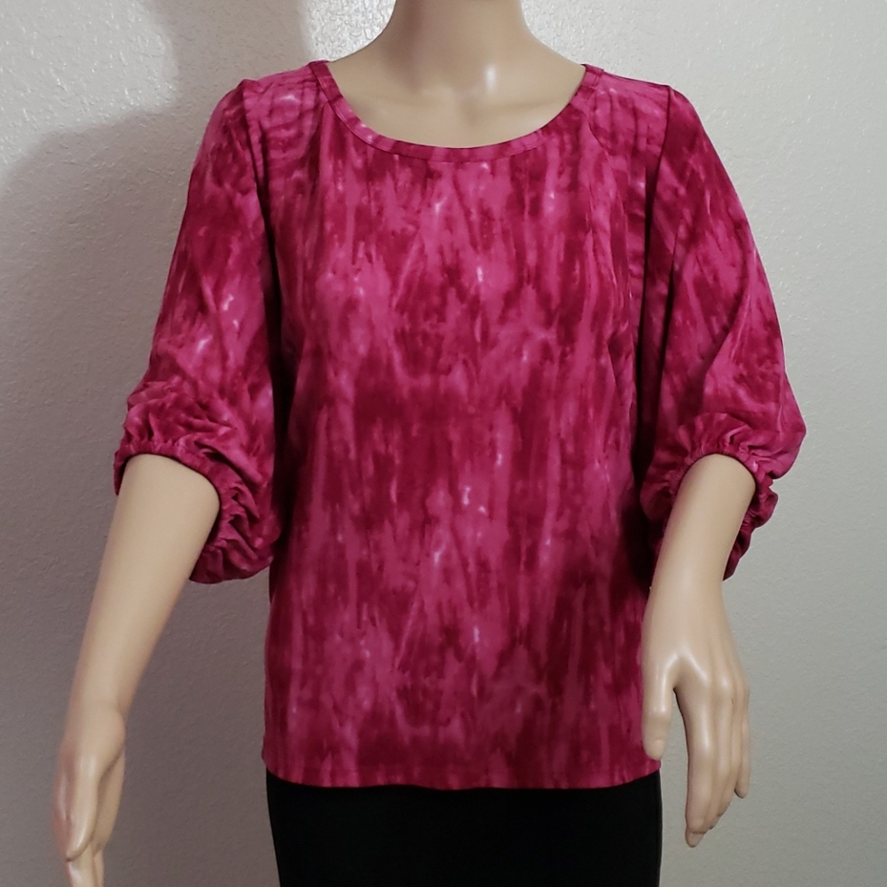 MICHAEL KORS 3/4 Sleeve Liquid Knit